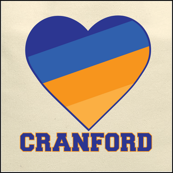 Cranford Love Canvas Drawstring Backpack