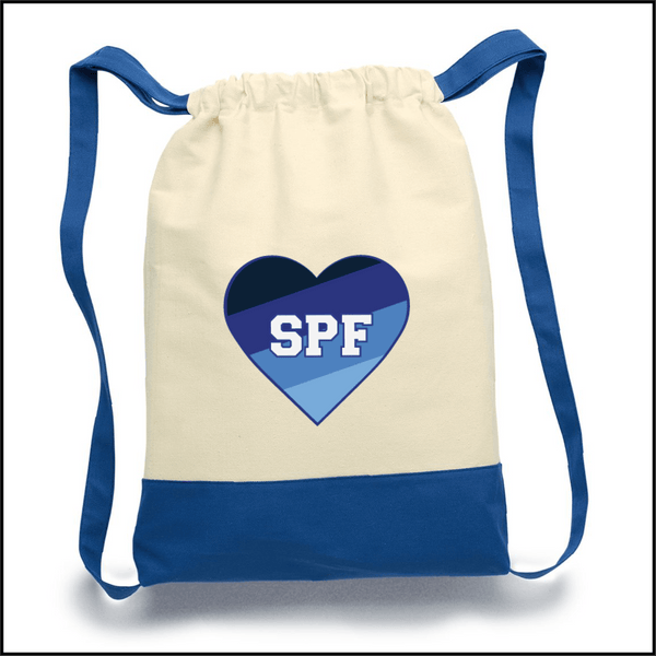 SPF Love Canvas Drawstring Backpack