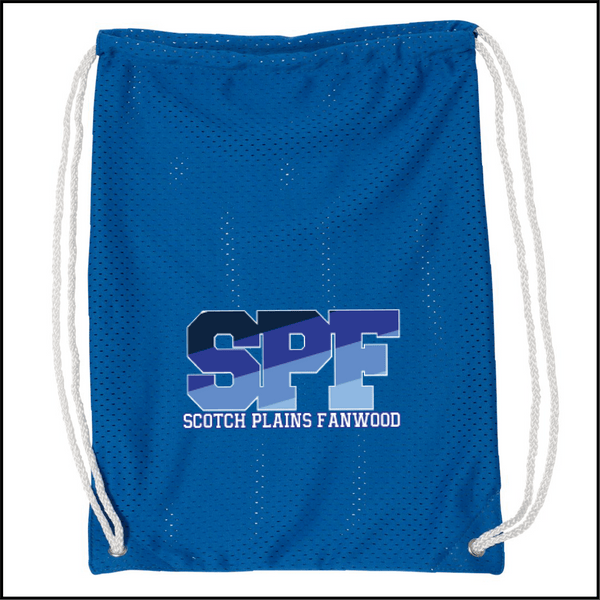 SPF Monogram Mesh Drawstring Backpack