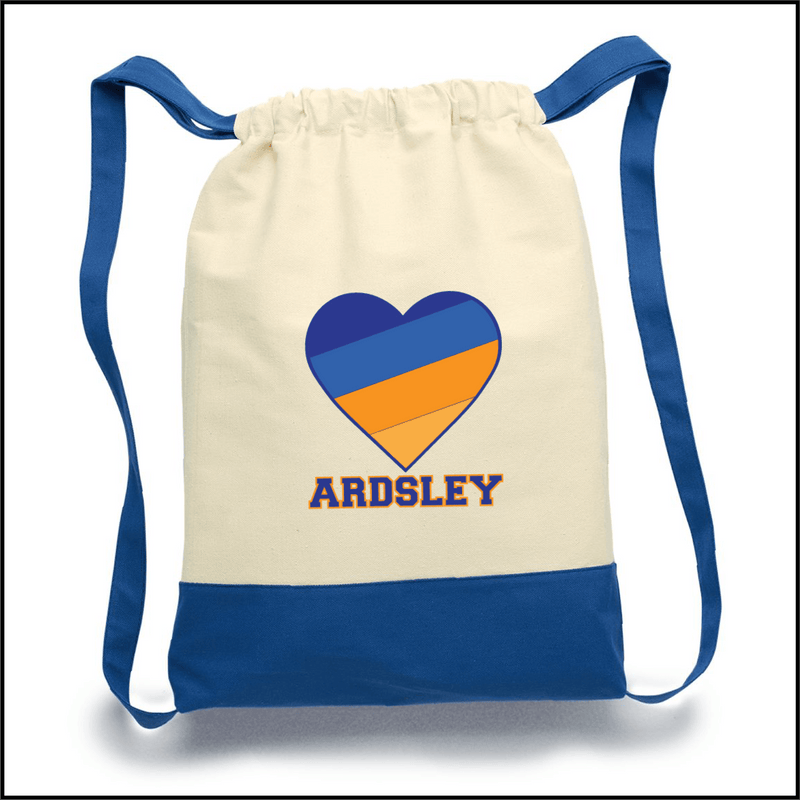Ardsley Love Canvas Drawstring Backpack