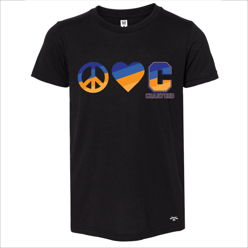 Cranford Peace Love YOUTH Vintage T-Shirt