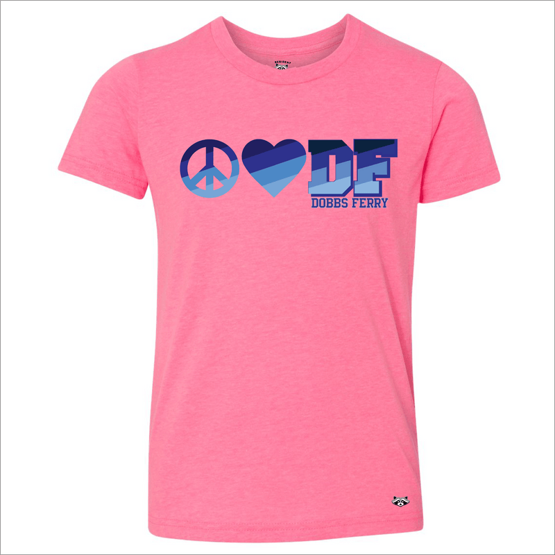Dobbs Ferry Peace Love YOUTH Vintage T-Shirt