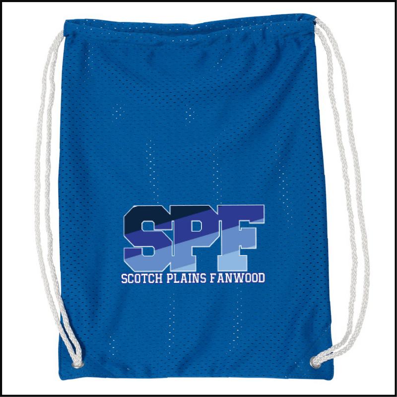 SPF Monogram Mesh Drawstring Backpack