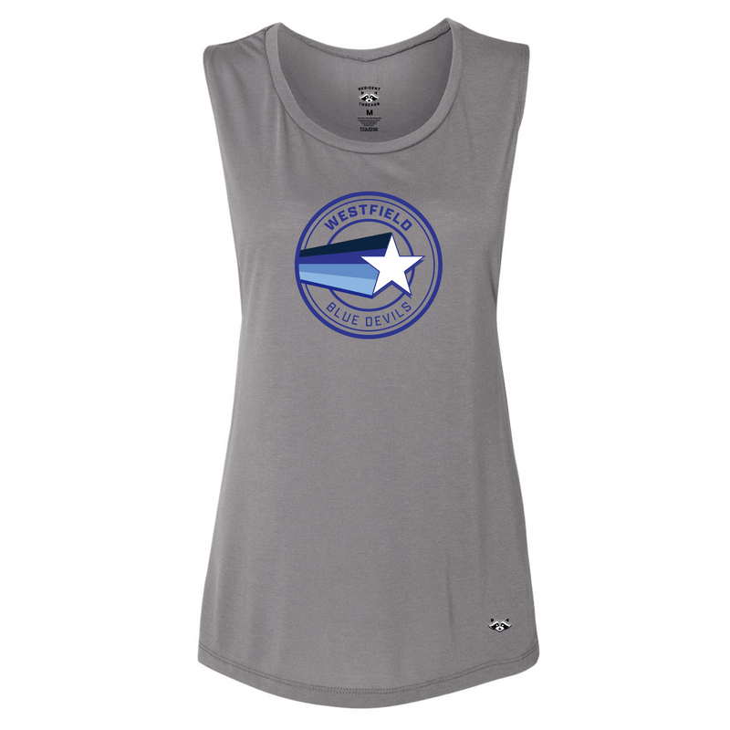 Westfield Shooting Star Womens Flowy Muscle Tank - Resident Threads