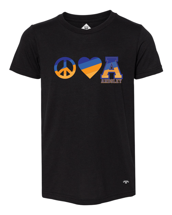 Ardsley Peace Love YOUTH Vintage T-Shirt - Resident Threads